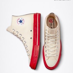 Converse x Comme des Garçons PLAY Chuck 70

UNISEX HIGH TOP